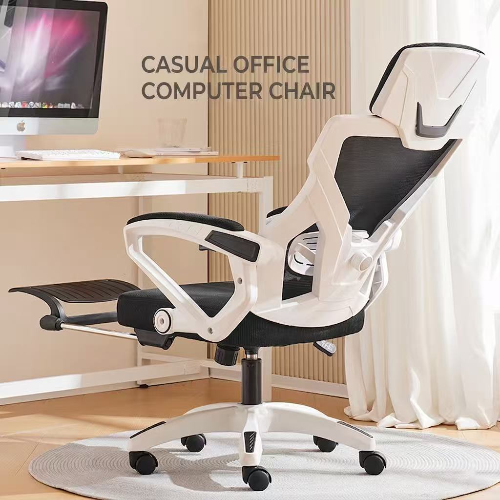Footrest Under Desk - Ergonomic Gaming Office Chair With Footrest