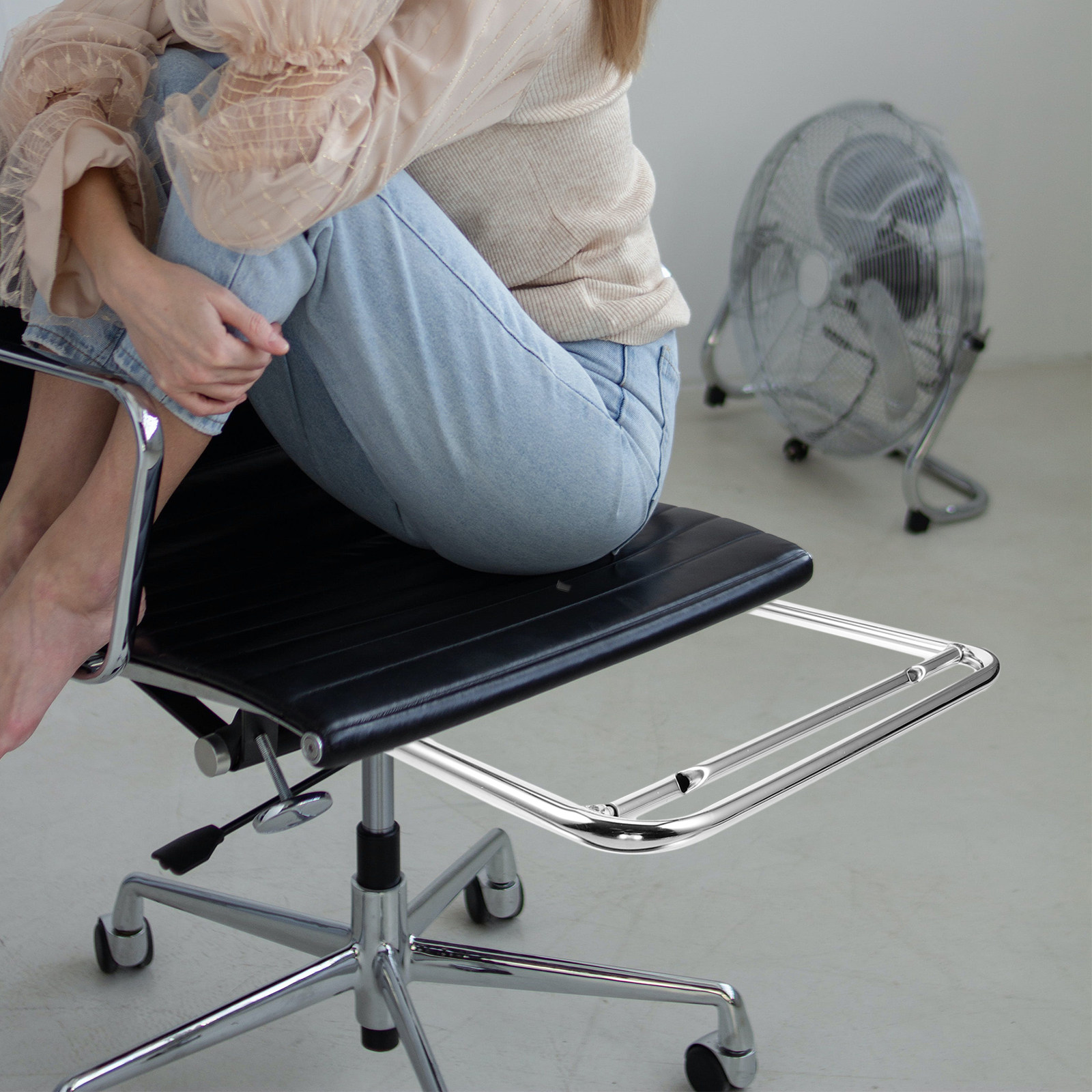 1Pcs Footrest Rack Stainless S - Footrest Under Desk recension och pris