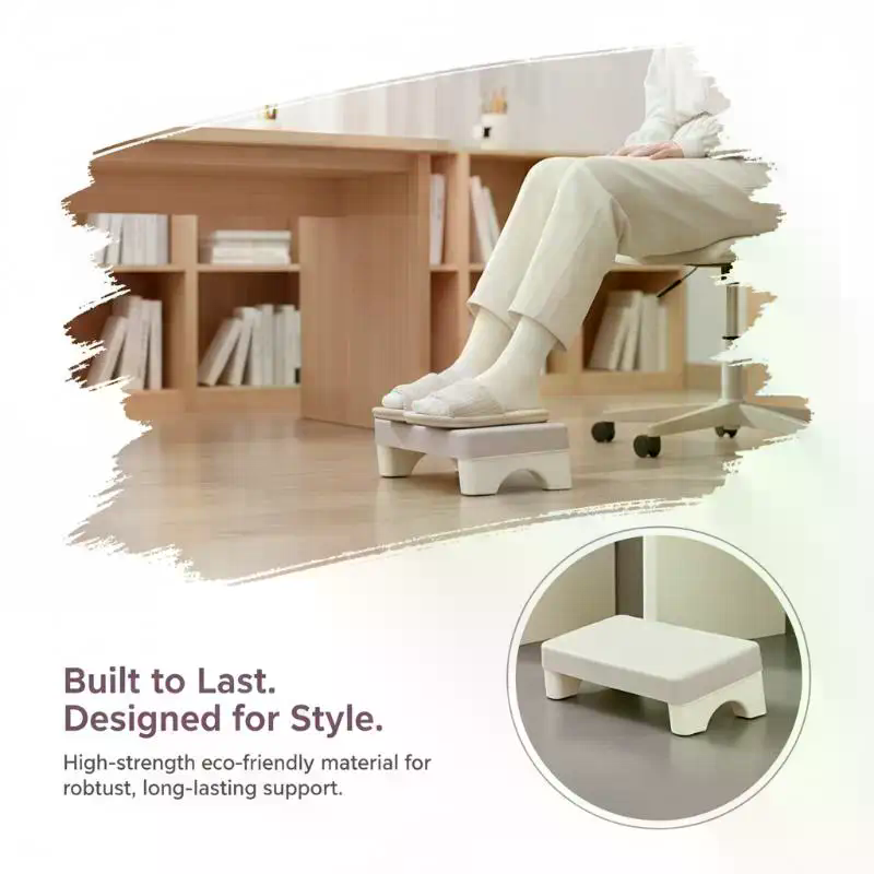 Ergonomic PP Footrest For Offi - Footrest Under Desk recension och pris
