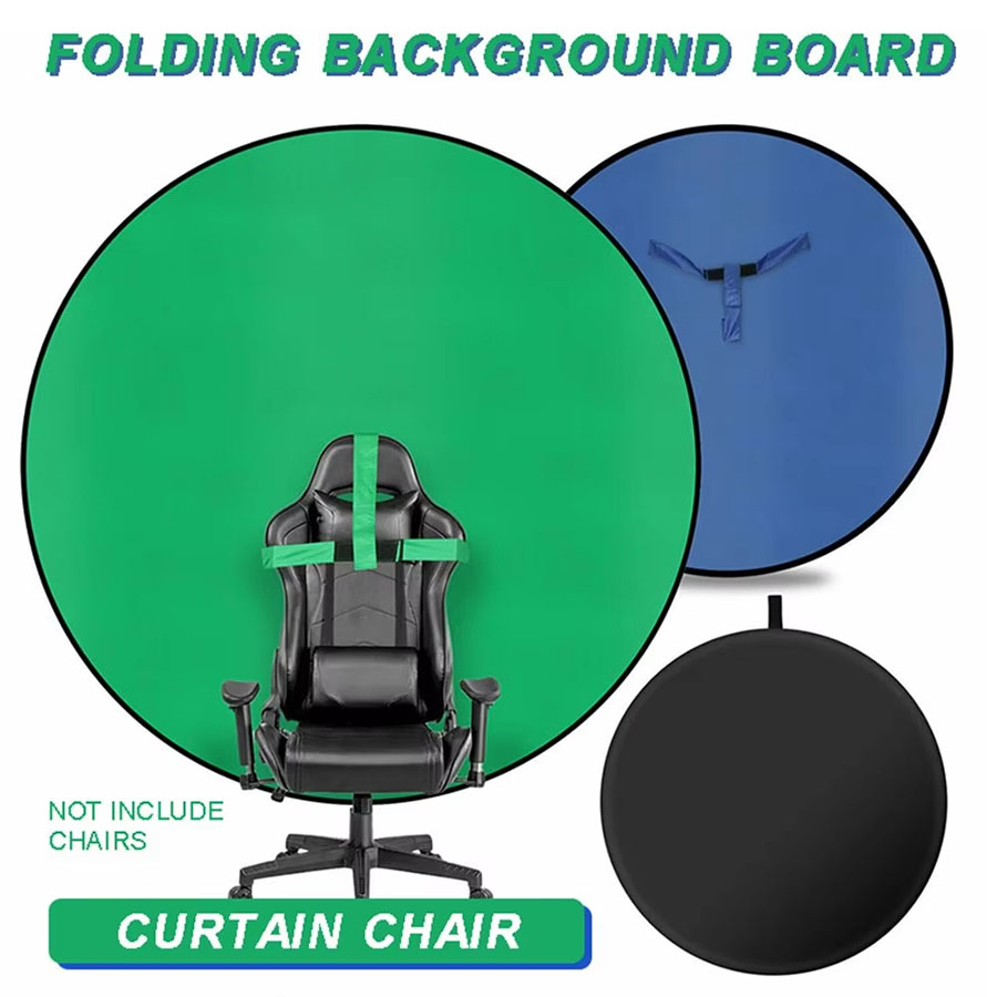 Green Blue Double-Sided Screen - Green Screen Collapsible recension och pris