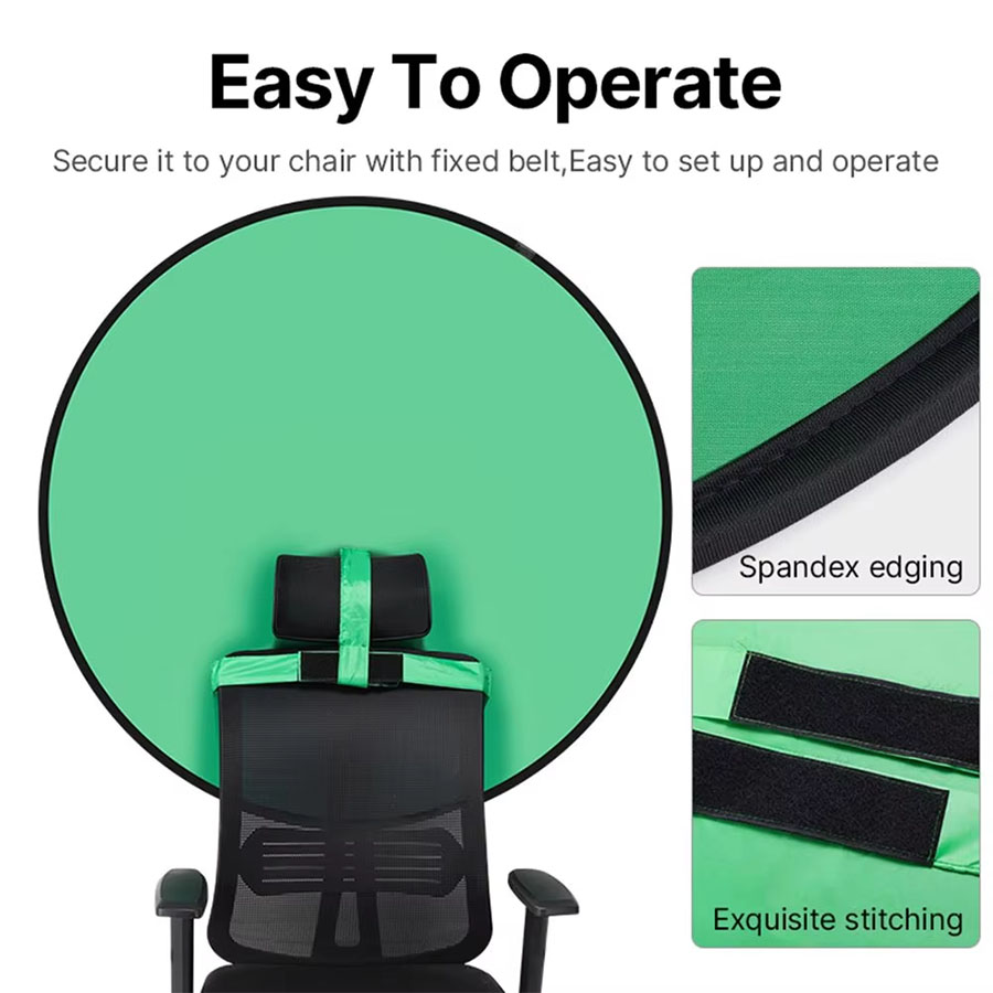 Green Blue Double-Sided Screen - Green Screen Collapsible recension och pris