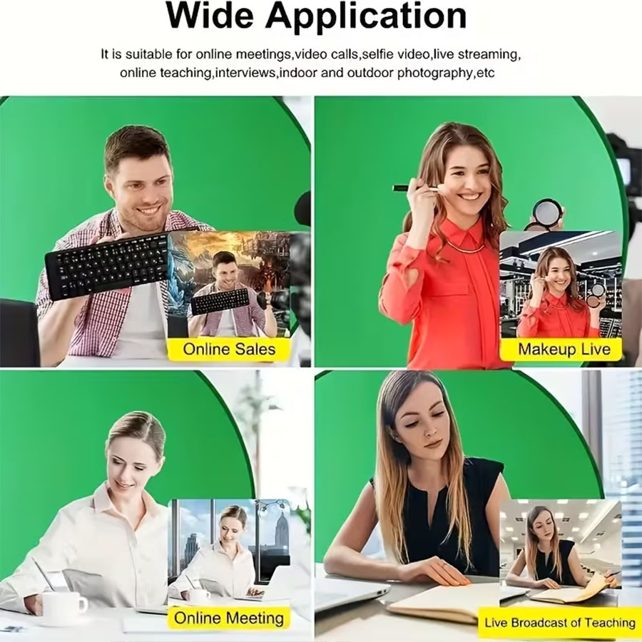 Green Blue Double-Sided Screen - Green Screen Collapsible recension och pris