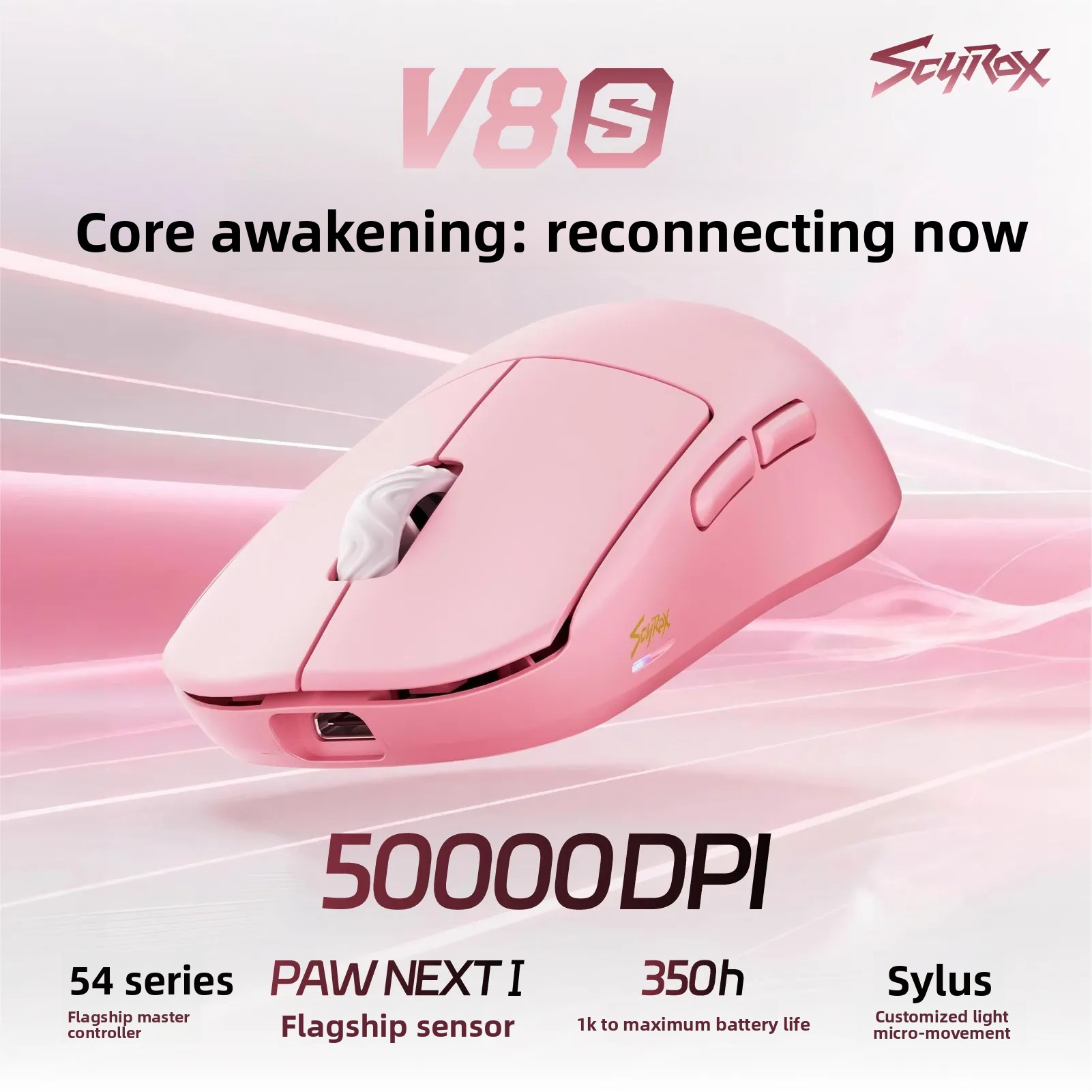 Scyrox V8s V6s Lightweight Wir - Esports Gaming Mouse recension och pris