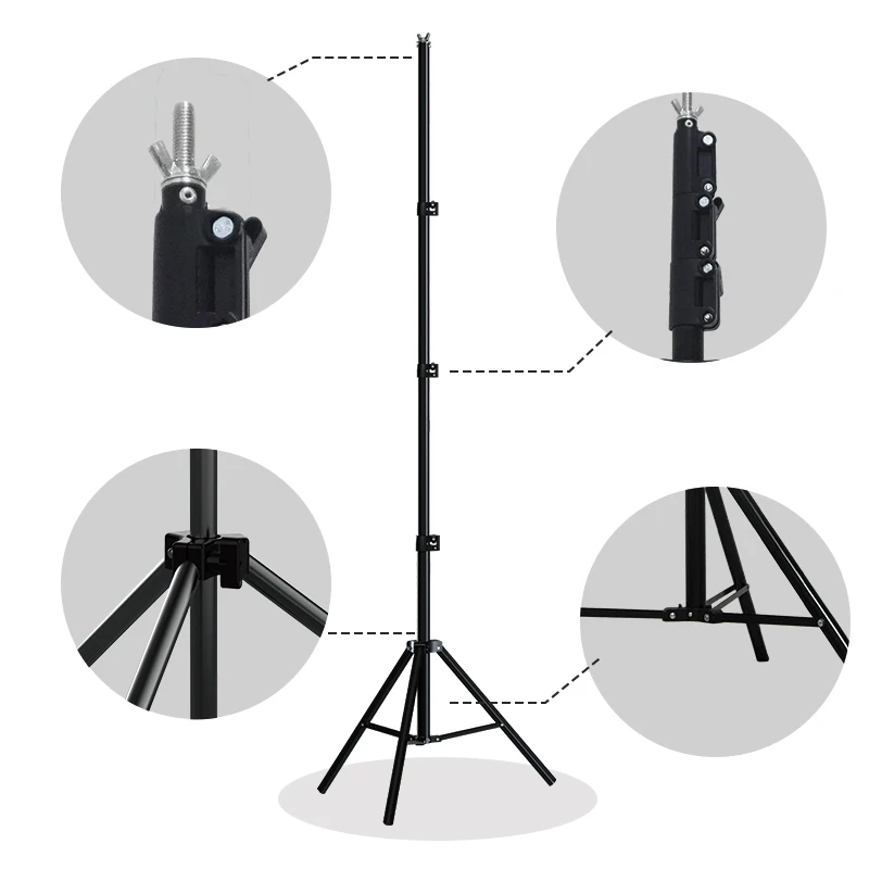 T-Shape Backdrop Stand Kit wit - Green Screen Collapsible recension och pris