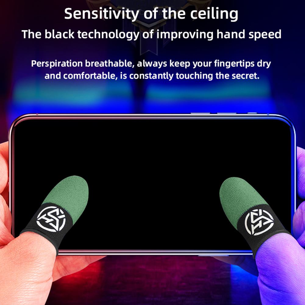 Mobile Finger Sleeve Breathabl - Green Screen Collapsible recension och pris