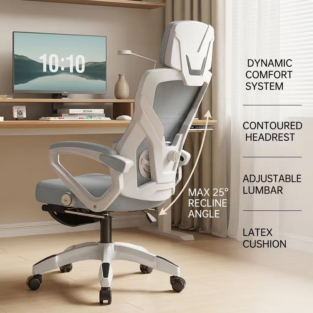 Ergonomic Gaming Office Chair  - Footrest Under Desk recension och pris