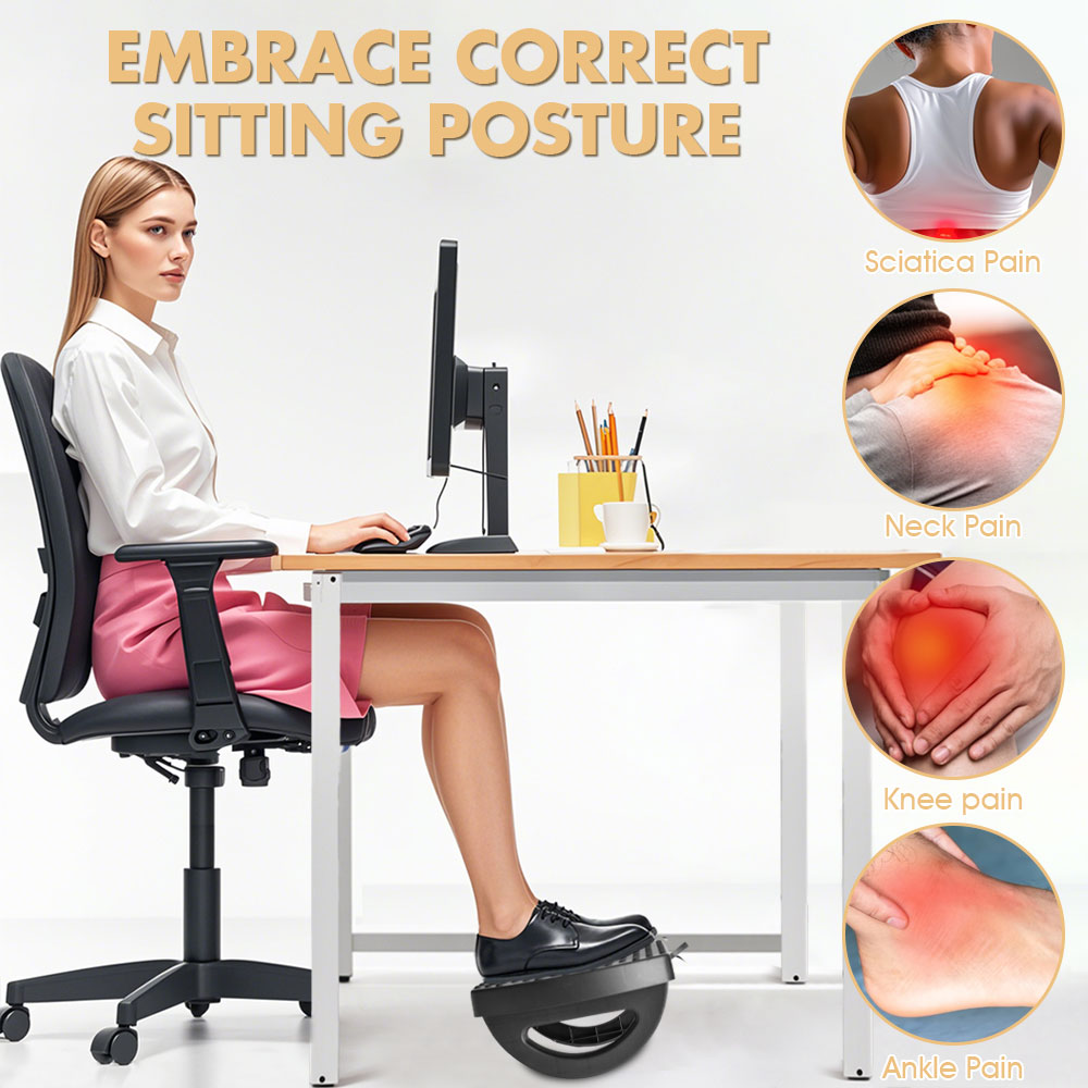Portable Home Office Footstool - Footrest Under Desk recension och pris