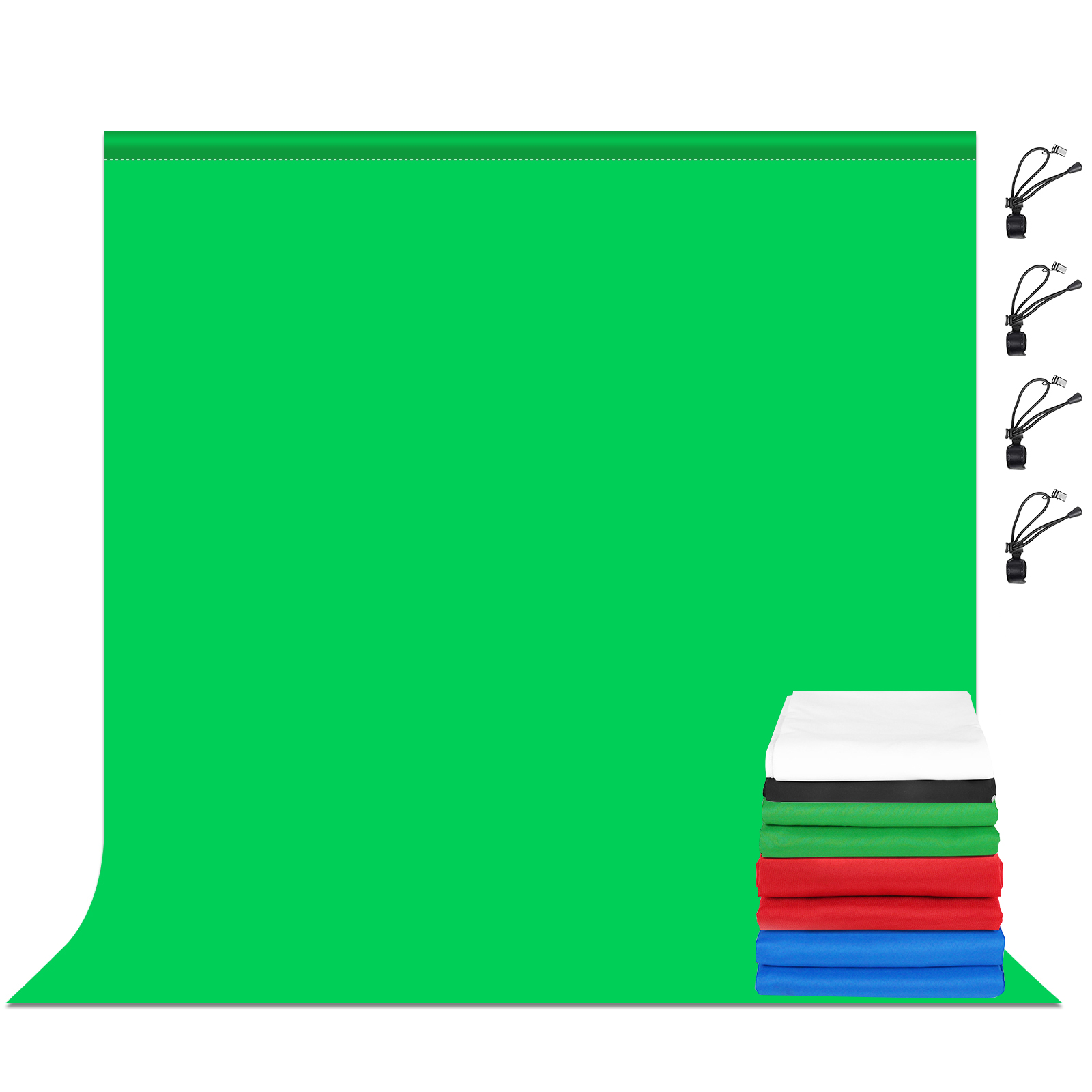 PULUZ 2m X 2m Photography Back - Green Screen Collapsible recension och pris