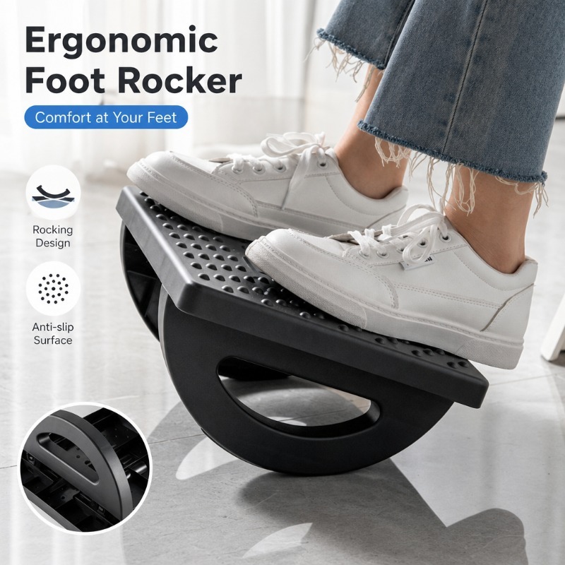 Ergonomic Under Desk Foot Rest - Footrest Under Desk recension och pris
