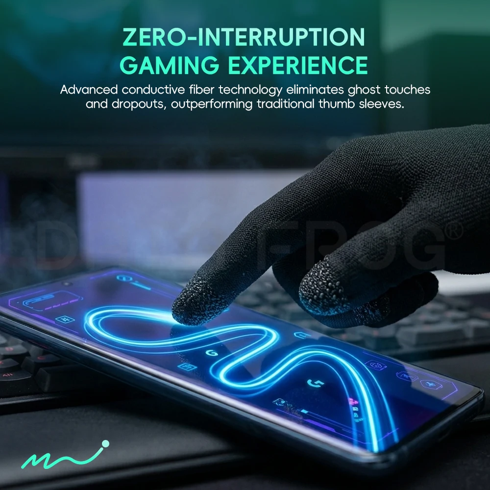 Data Frog Mobile Gaming Gloves - Esports Gaming Finger Sleeve recension och pris