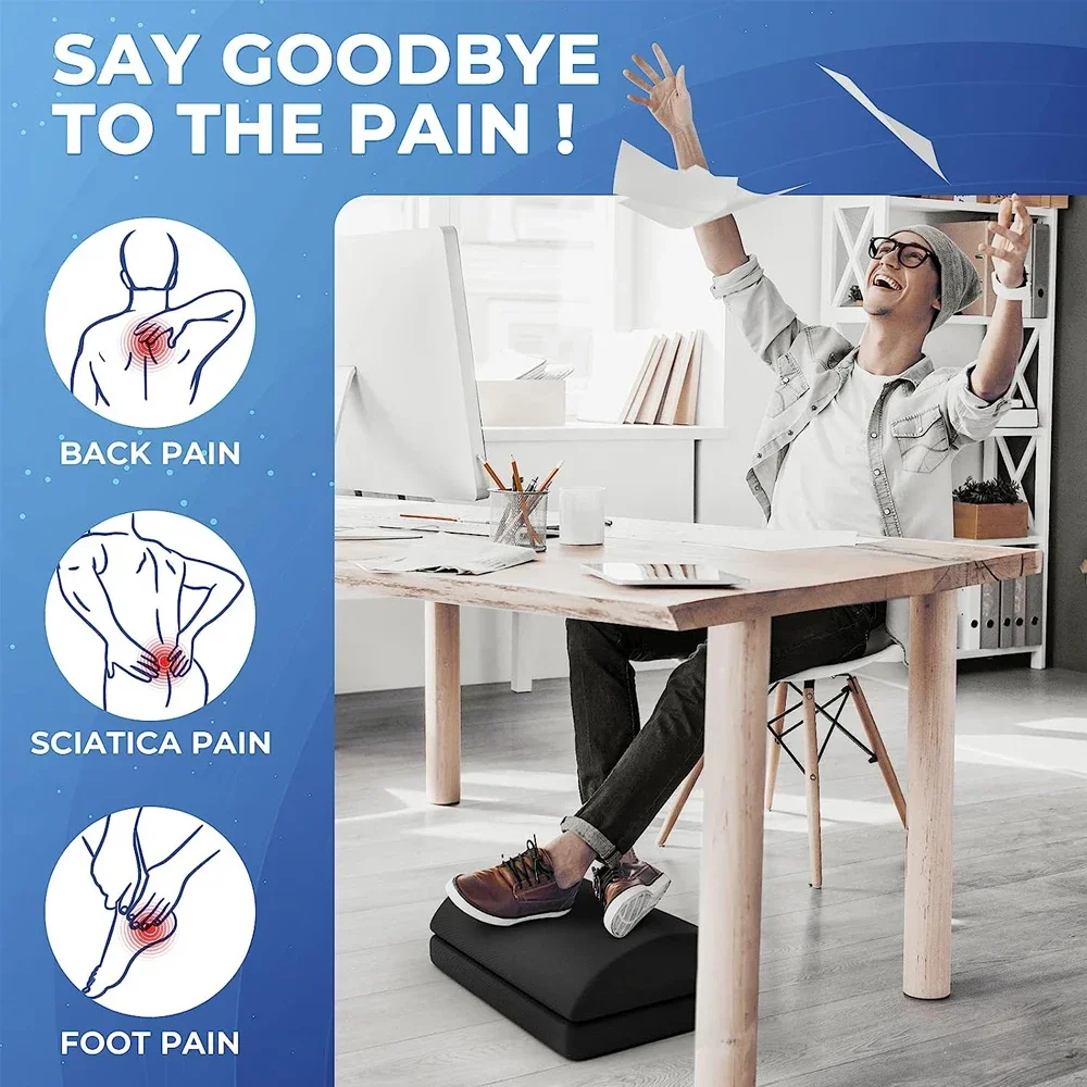 Under Desk Foot Rest Adjustabl - Footrest Under Desk recension och pris