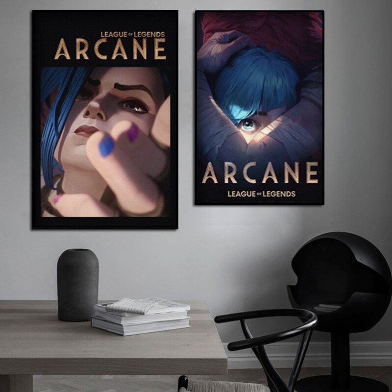 Arcane Jinx Close-Up Poster Un - Esports Y Gaming recension och pris