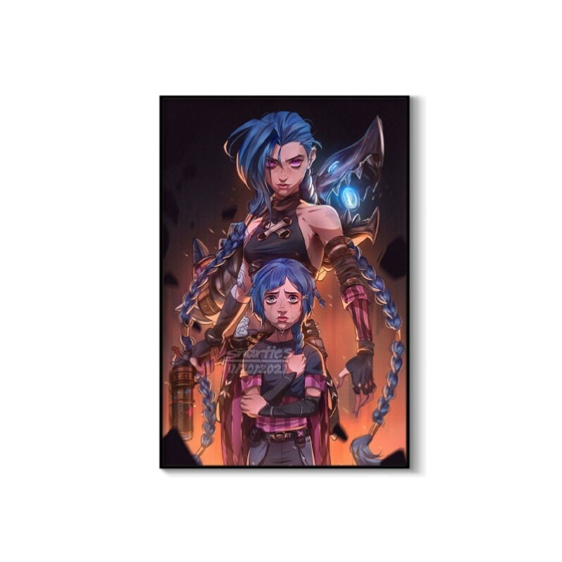 Arcane Jinx Close-Up Poster Un - Esports Y Gaming recension och pris