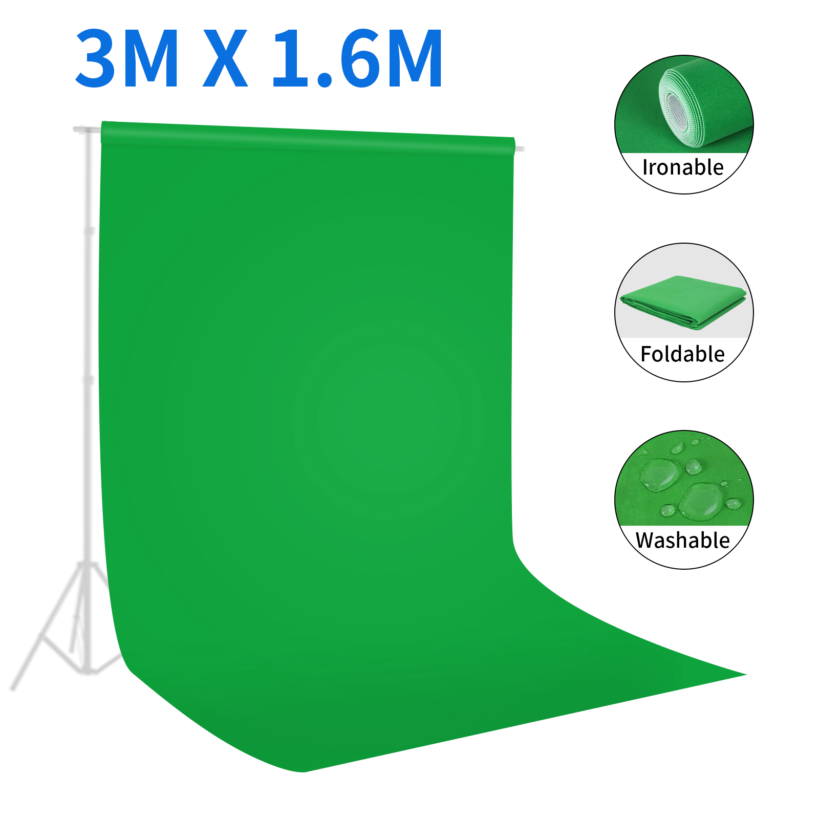Selens Green Screen Backdrop C - Green Screen Collapsible recension och pris