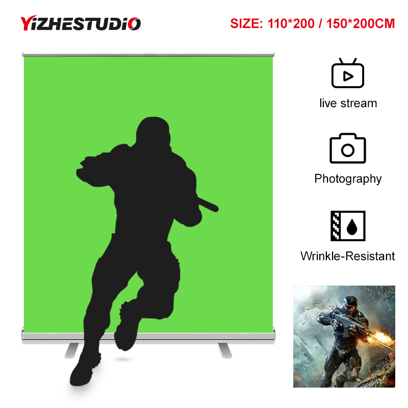 Collapsible Backdrop,Wrinkle-R - Green Screen Collapsible recension och pris