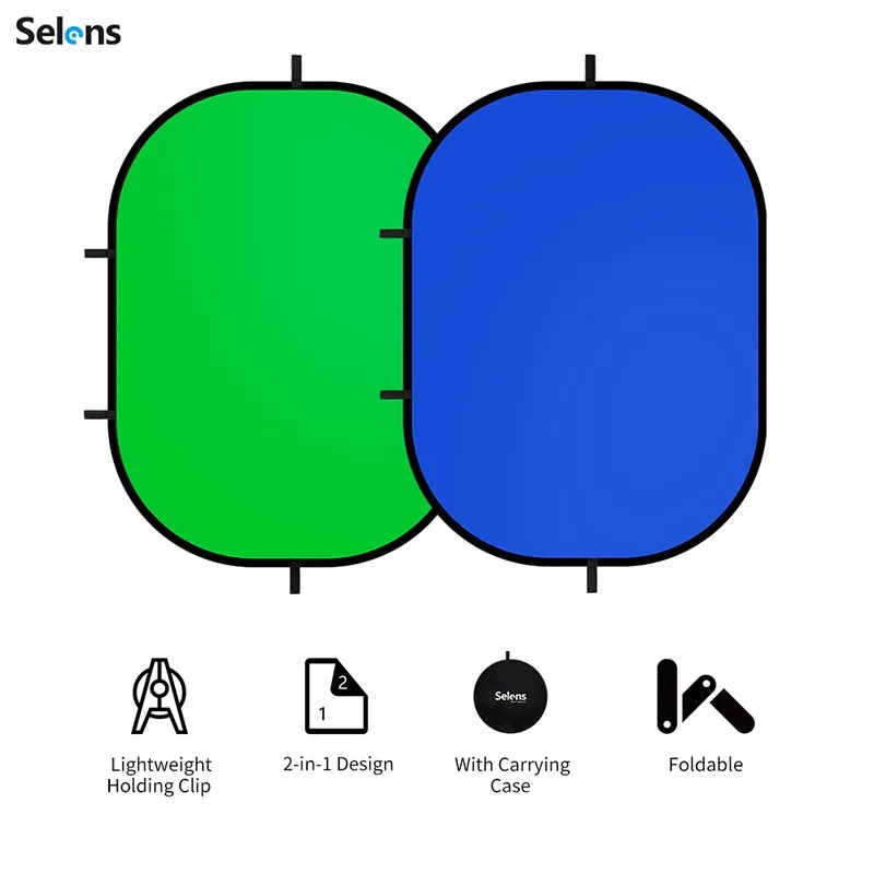 Selens New Collapsible Portabl - Green Screen Collapsible recension och pris