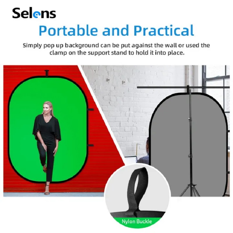 Selens Green Screen Photo Back - Green Screen Collapsible recension och pris