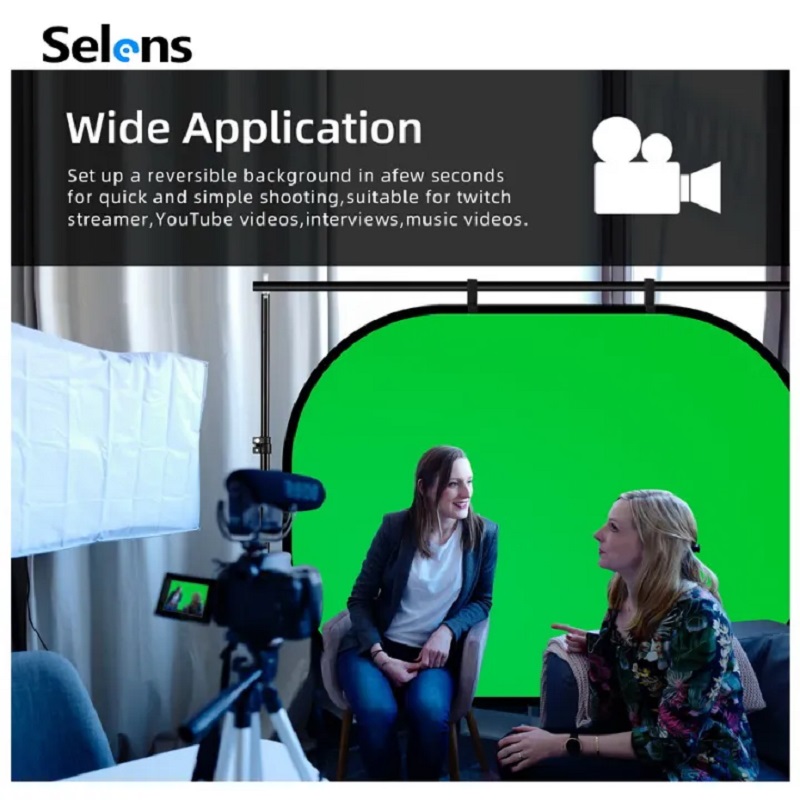 Selens Green Screen Photo Back - Green Screen Collapsible recension och pris