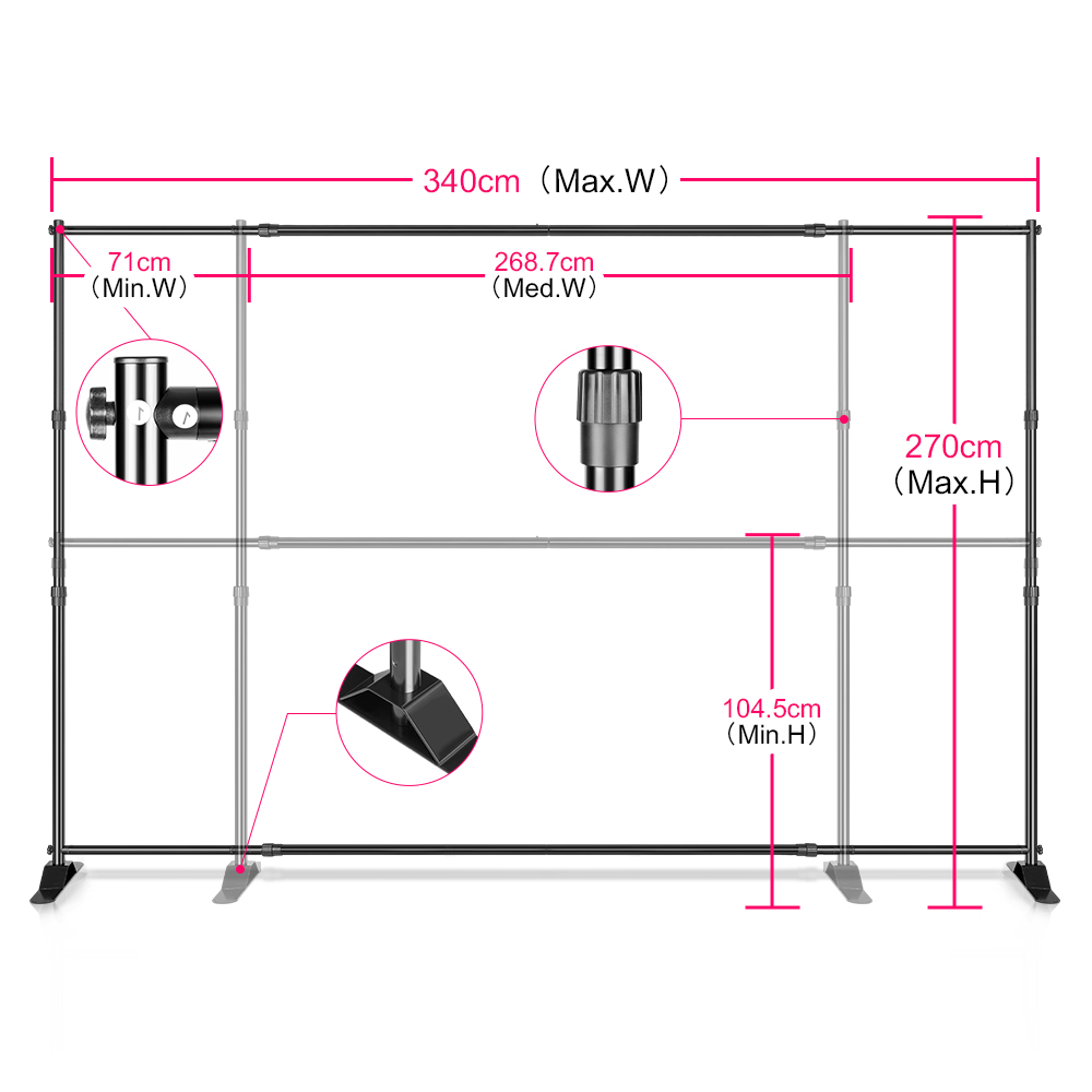 Background Stand Photo Frame P - Green Screen Collapsible recension och pris