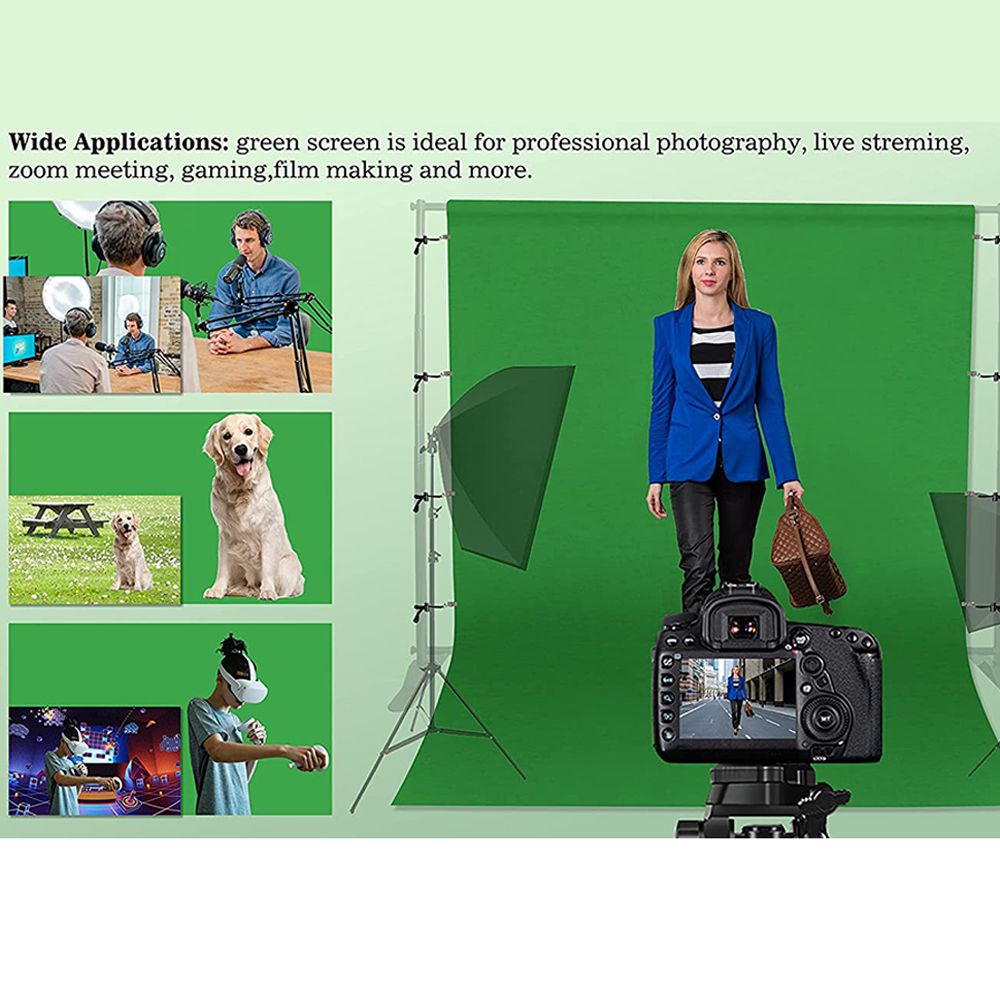 Video Shooting Green White Bla - Green Screen Collapsible recension och pris