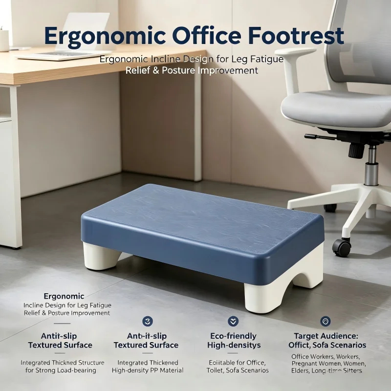 Ergonomic Foot Rest Under Desk - Footrest Under Desk recension och pris