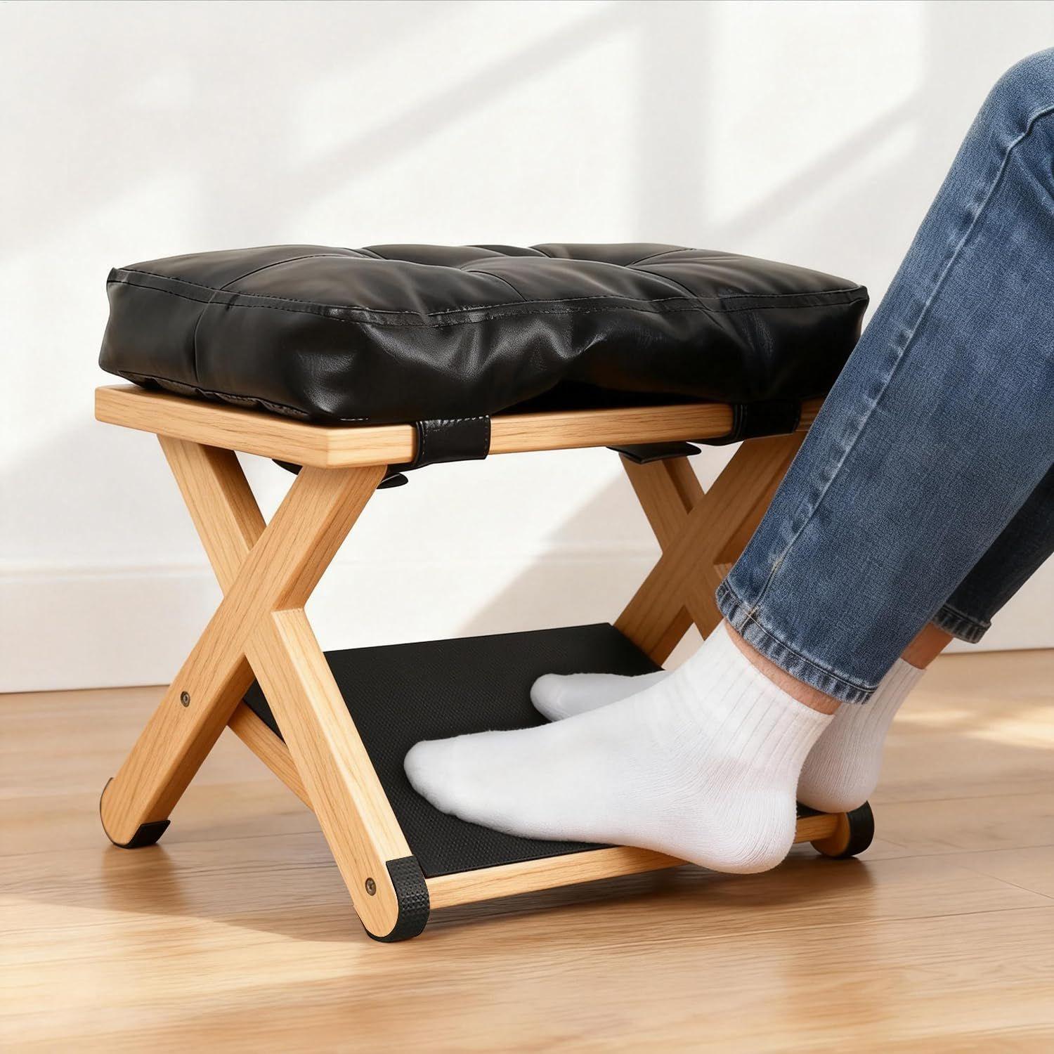 Foot Rest Under Desk Wooden Do - Footrest Under Desk recension och pris
